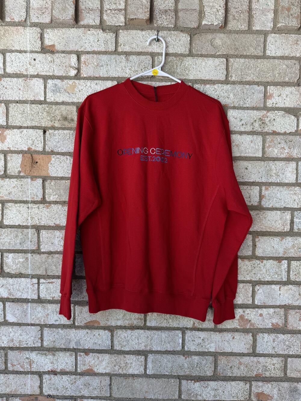 Opening Ceremony Mens Sweater Red Size Xs